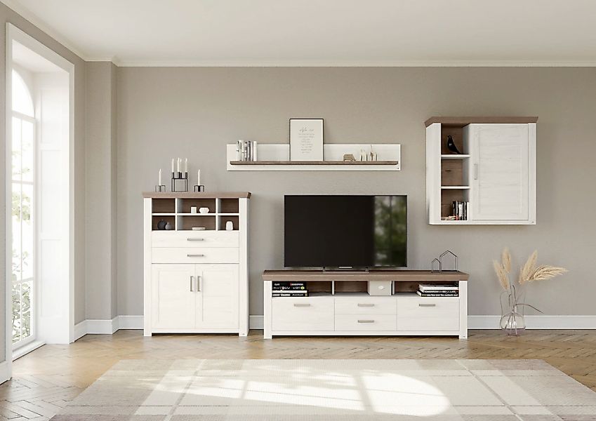 set one by Musterring Wohnwand "York" Set, 4 Stk. tlg. günstig online kaufen