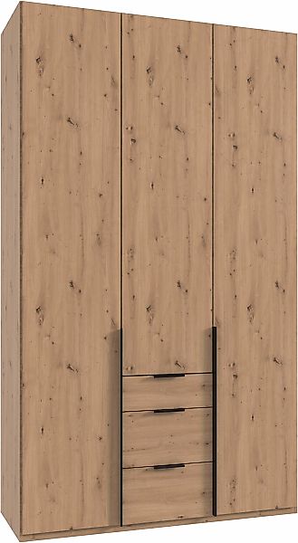 Wimex Drehtürenschrank "Mugano" mit langen oder kurzen Griffen aus Metall, günstig online kaufen