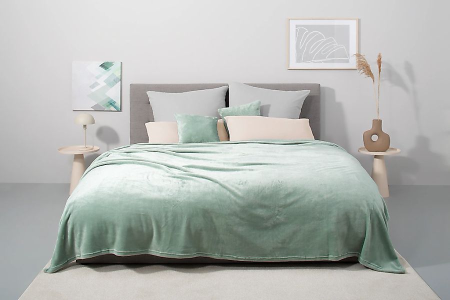 my home Tagesdecke "Desner3" mit Cashmere-Touch, viele Farben erhältlich, D günstig online kaufen