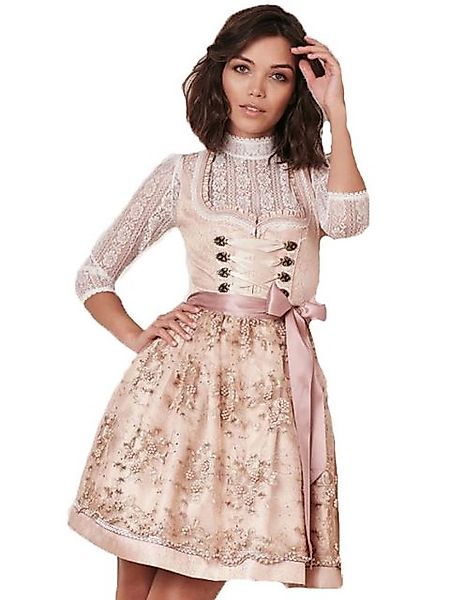 Krüger Madl Dirndl Krüger Dirndl 'Kailia' Spitzenschürze 417565, Ros günstig online kaufen