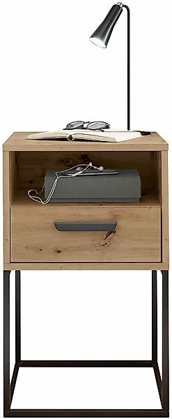 Schlafkontor Nachtkommode "Cudro Nachttisch auf Fußgestell" mit einem offen günstig online kaufen