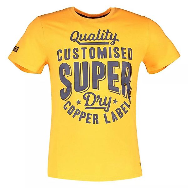 Superdry Workwear Graphic 185 Kurzarm T-shirt M Umber Sunset günstig online kaufen