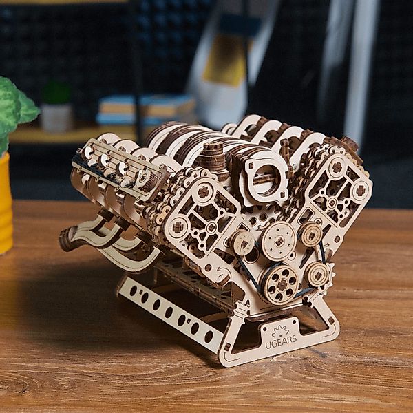 UGEARS Puzzle Ugears V8-Motor Maßstab 1:6 günstig online kaufen