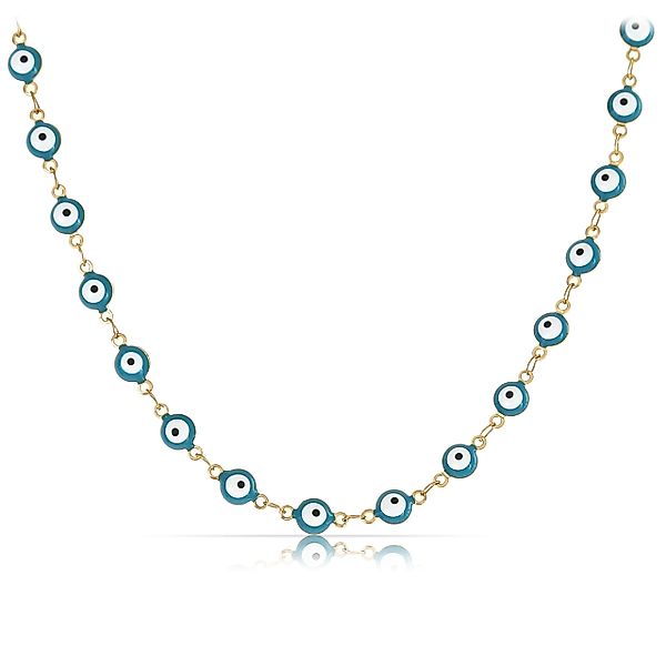 Made by Nami Edelstahlkette Türkisches Auge günstig online kaufen