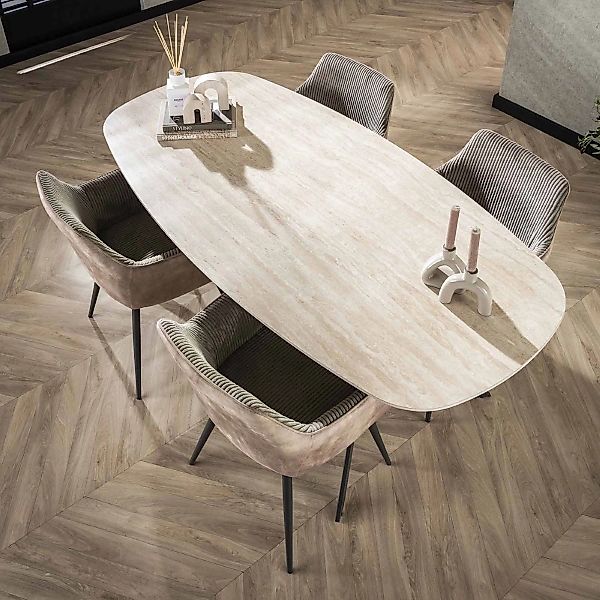 LEVEN Lifestyle Esstisch Esszimmertisch dänisch oval günstig online kaufen