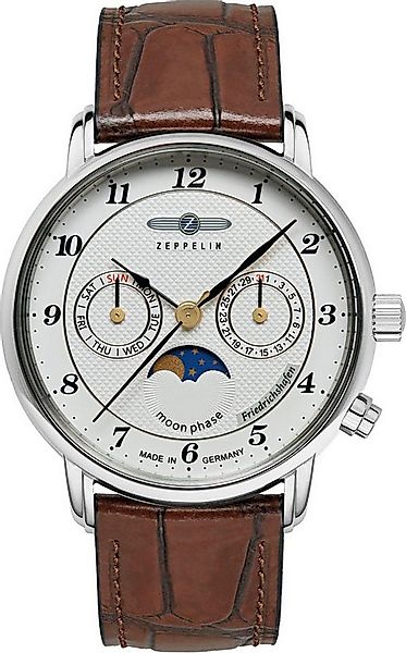ZEPPELIN Quarzuhr Friedrichshafen Lady Moonphase 8537-1, Armbanduhr, Damenu günstig online kaufen