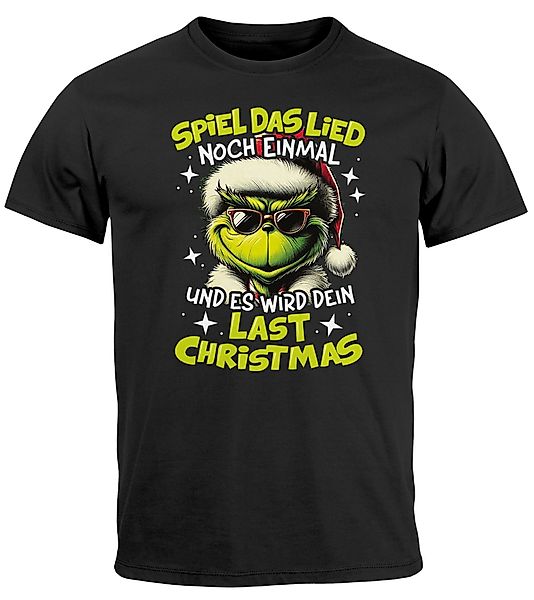 MoonWorks Print-Shirt Herren T-Shirt Weihnachten Spiel günstig online kaufen