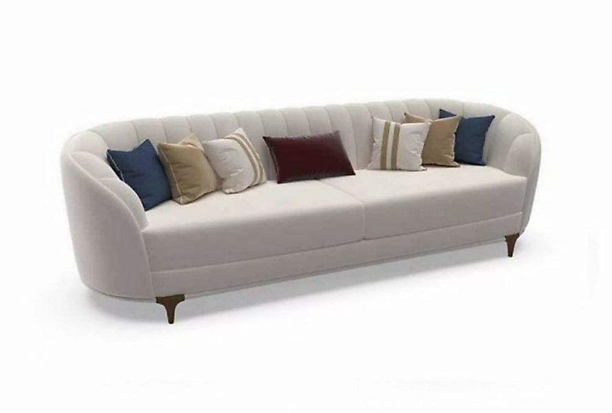 JVmoebel 3-Sitzer Modernes Weiß Sofa im Wohnzimmer Exklusives 3 Sitzer Sofa günstig online kaufen