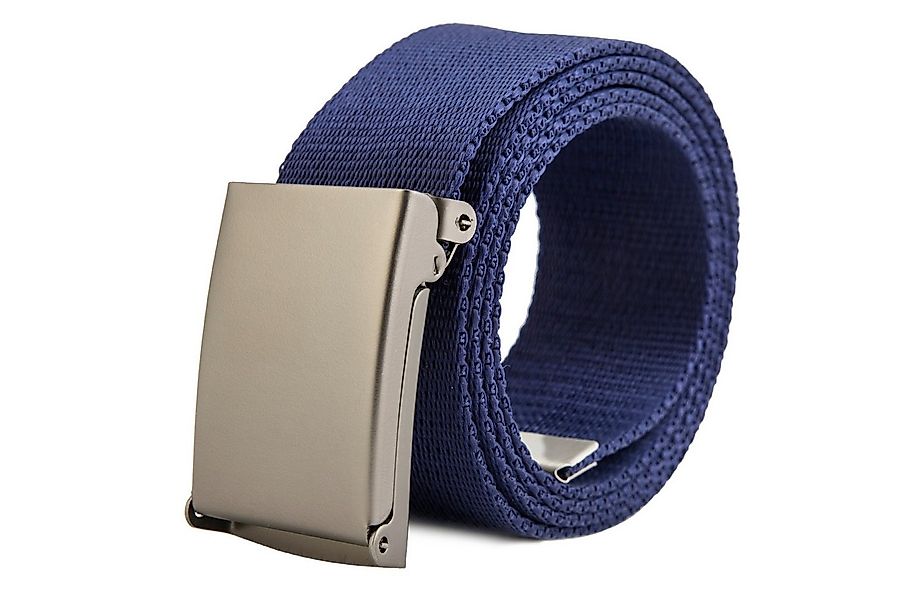 shenky Stoffgürtel Navy dunkelblauer Gürtel mit dunkler Schnalle aus Deutsc günstig online kaufen