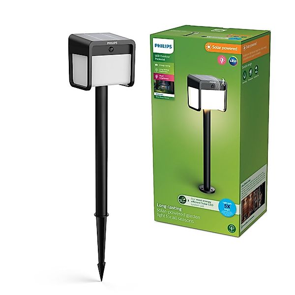 Philips LED-Solar-Erdspießleuchte Ezra UE, Kunststoff, IP44 günstig online kaufen
