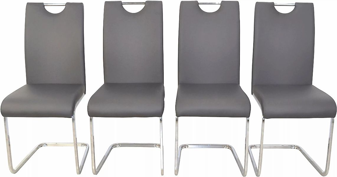 Home affaire Freischwinger, (Set), 4 St., Kunstleder günstig online kaufen