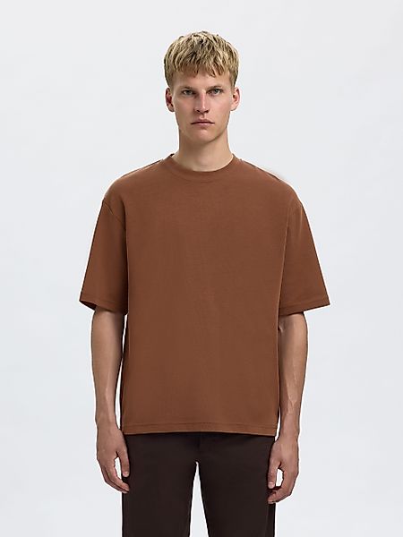 SELECTED HOMME Rundhalsshirt SLHLOOSEOSCAR SS O-NECK günstig online kaufen