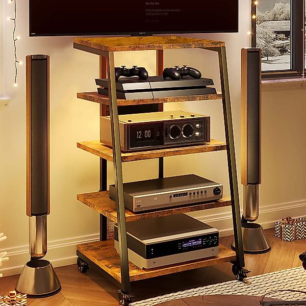 XERSEK Regalelement HiFi Rack Plattenspieler Tisch günstig online kaufen