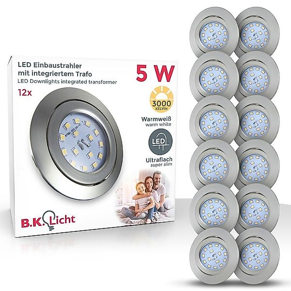 B.K.Licht LED Einbaustrahler 6er SET 6x günstig online kaufen