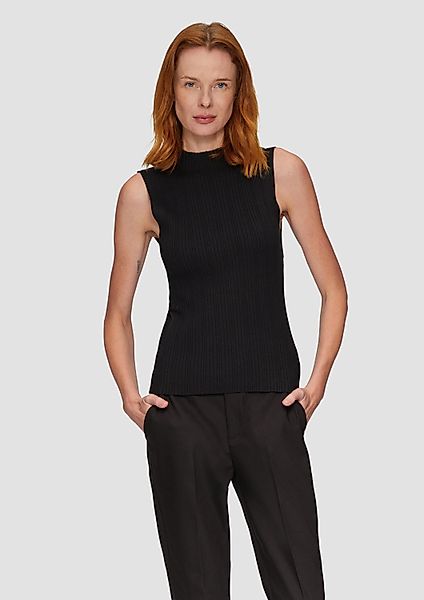 s.Oliver Muscleshirt Strickpullunder Geripptes Stricktop aus günstig online kaufen