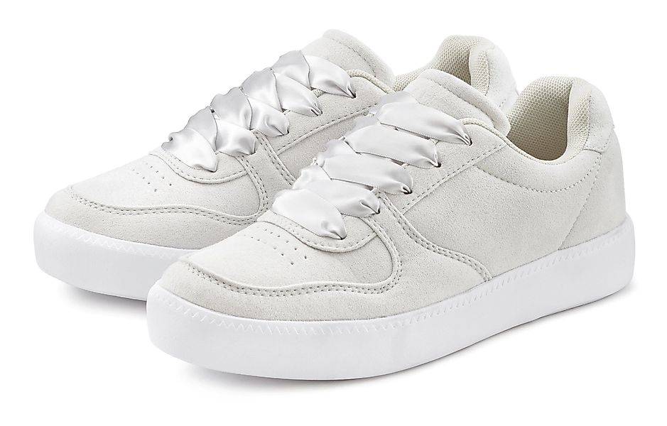 LASCANA Sneaker Schnürhalbschuh ultraleicht, Satinschnürung, im günstig online kaufen