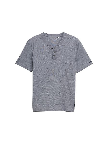 TOM TAILOR T-Shirt Henley T-Shirt aus günstig online kaufen