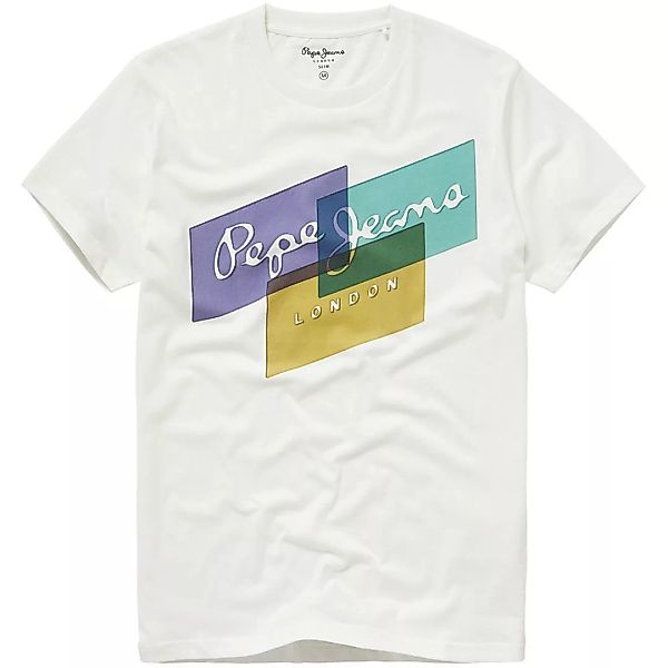 Pepe Jeans Morrison Kurzärmeliges T-shirt M Off White günstig online kaufen