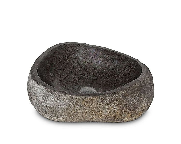 Oriental Galerie Waschbecken Naturstein Waschbecken Unikat aus Serie 30-35c günstig online kaufen