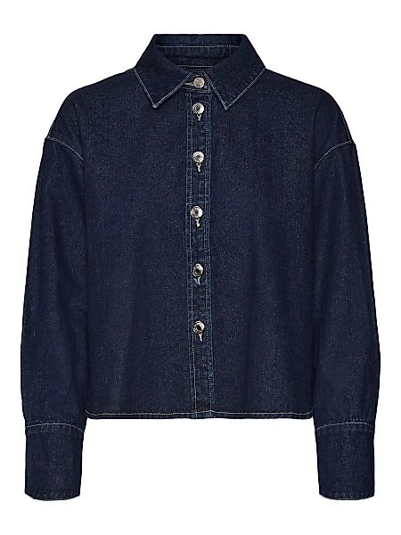 VERO MODA Jeans Hemd Damen Blau günstig online kaufen