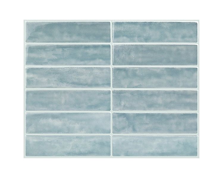 Minicloss Küchenrückwand Fliesenaufkleber Klebefliesen Wandfliesen Metro Fl günstig online kaufen