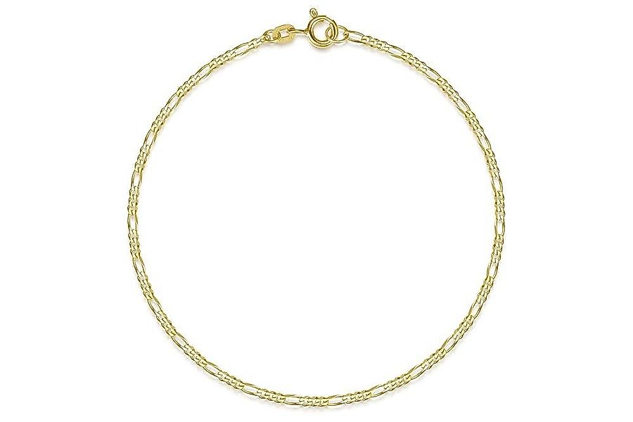 Silberkettenstore Goldarmband Figarokette Armband 2mm - günstig online kaufen