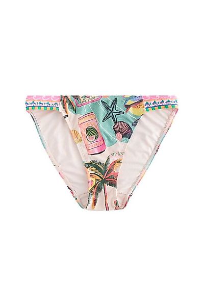 Next Bikini-Hose Bikinihose mit hohem Beinausschnitt und Bordüre (1-St) günstig online kaufen