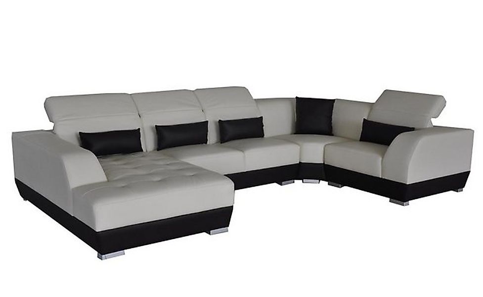 JVmoebel Sofa Luxus U Form Wohnlandschaft Couch Sofa mit USB Möbel Polster günstig online kaufen