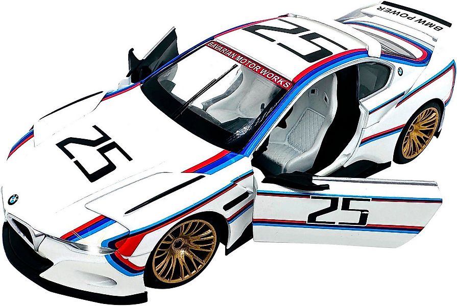 Jamara Spielzeug-Auto Diecast, BMW 3.0 CSL Hommage R weiß inklusive Batteri günstig online kaufen