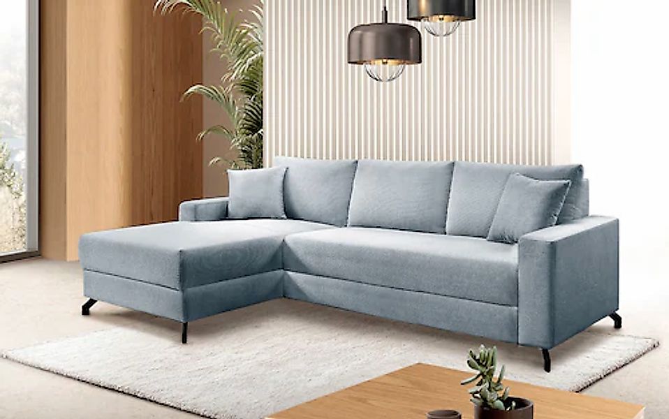 exxpo - sofa fashion Ecksofa »Quattro L-Form, B/T: 247/162 cm«, wahlweise m günstig online kaufen
