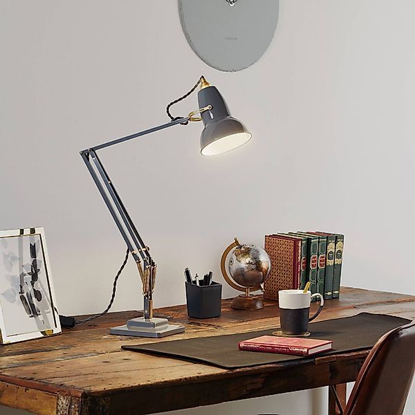 Anglepoise Tischleuchte Original 1227, grau/messing günstig online kaufen