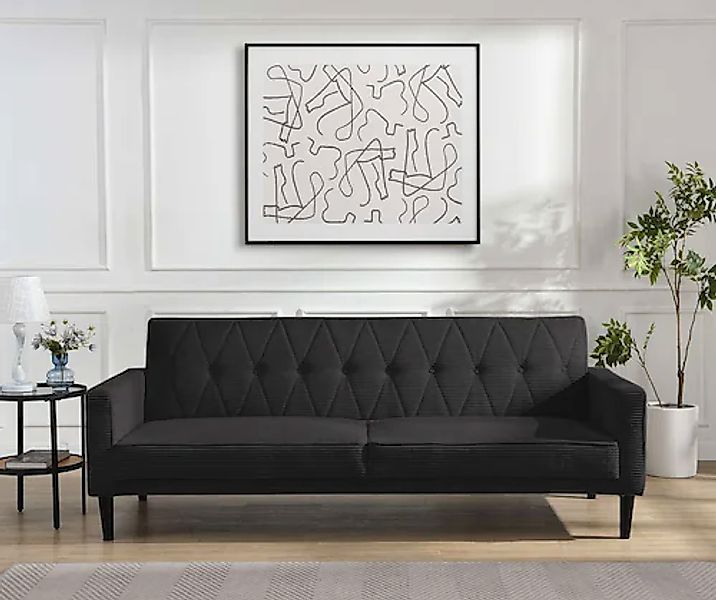 Dorel Home 3-Sitzer »Avon« Schlafsofa 213cm, Bettfunktion (110/190cm), tren günstig online kaufen