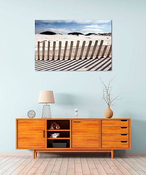 queence Acrylglasbild "Erold", Strand-Himmel-Düne-Deutschland-Gräser-Spa, ( günstig online kaufen