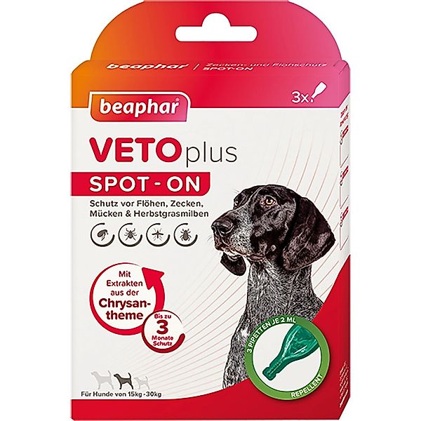 beaphar Hundehandtuch Beaphar VetoPlus Spot-On für günstig online kaufen