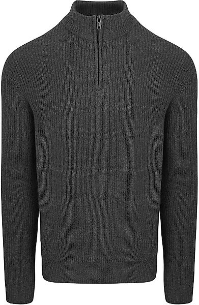 Steppin' Out Half Zip Pullover Lammwolle Anthrazit - Größe XL günstig online kaufen