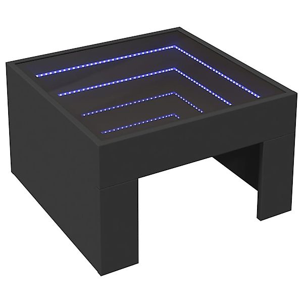 vidaXL Couchtisch Couchtisch mit Infinity-LED Schwarz günstig online kaufen