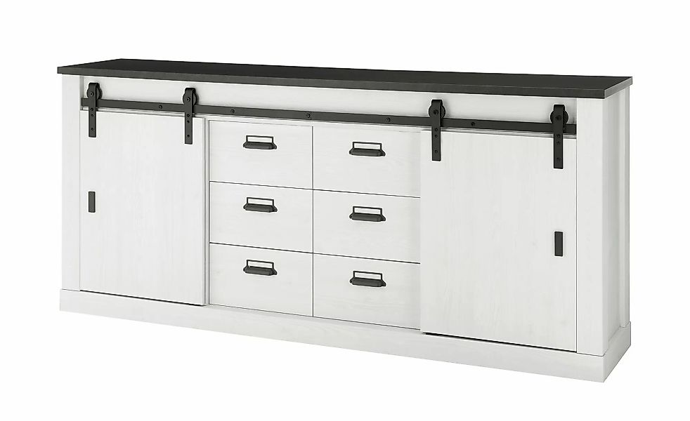 Sideboard  Sintra ¦ weiß ¦ Maße (cm): B: 200 H: 90 T: 42.0 Kommoden & Sideb günstig online kaufen