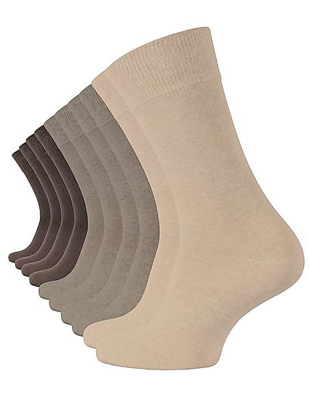 Cotton Prime® Socken Prime Cotton (10-Paar) breiter, druckfreier Komfortbun günstig online kaufen