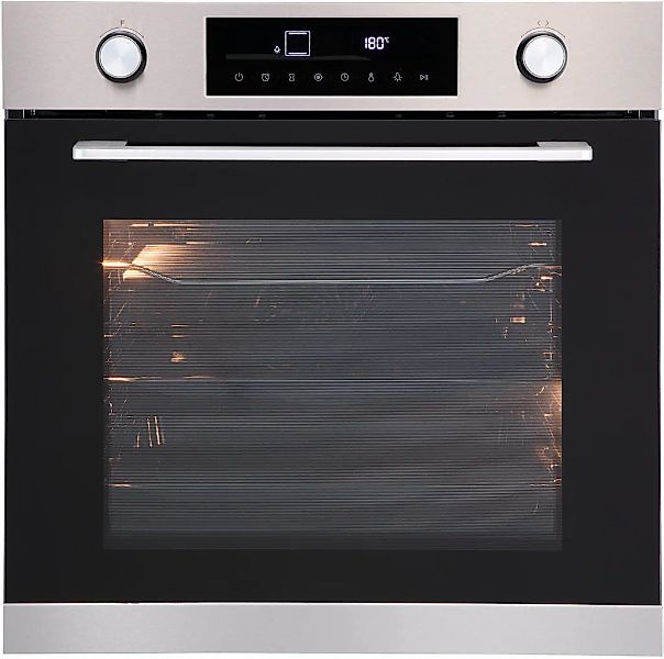Hanseatic Einbaubackofen "HBO7212A1" mit Aqua-Reinigungsfunktion Auftaufunk günstig online kaufen