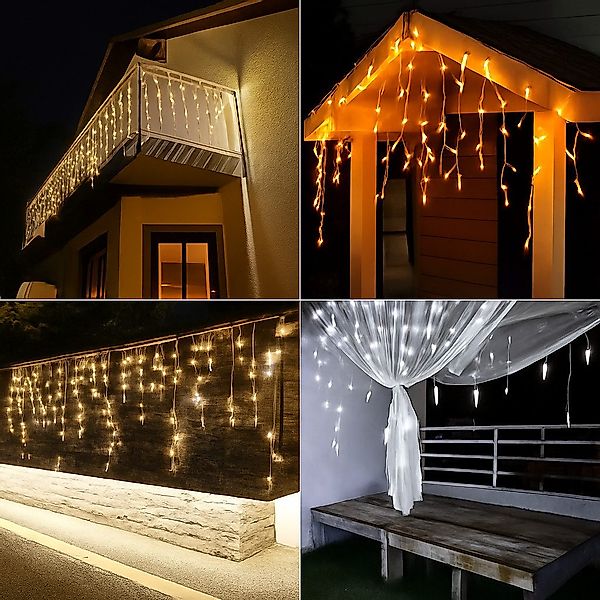 Diyarts LED-Lichternetz, 320-flammig, 15,75m Warm- & günstig online kaufen