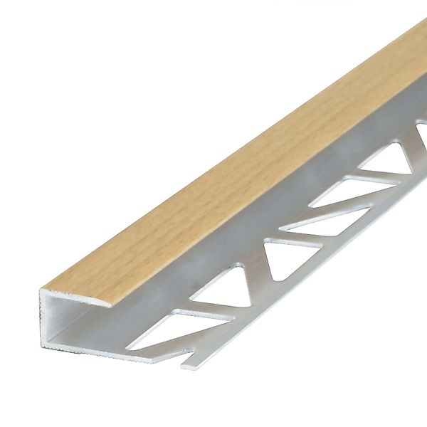 Dalsys Abschlussprofil 100cm Aluminium Buche Abschlussleiste günstig online kaufen