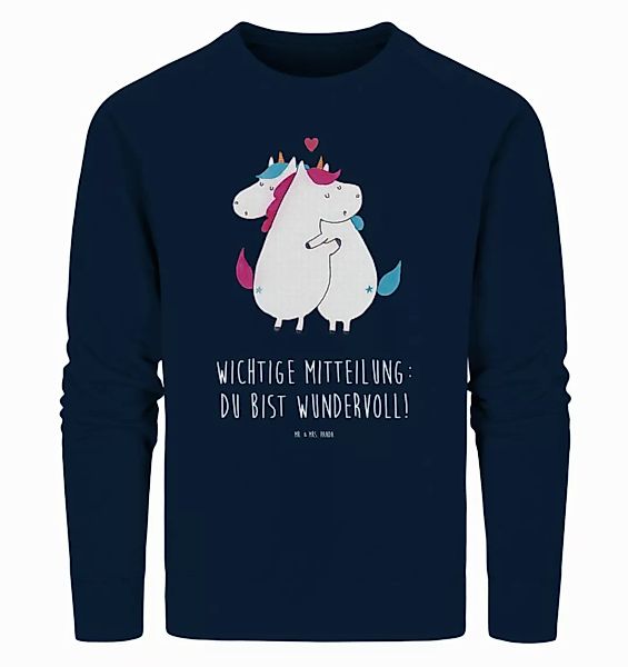 Mr. & Mrs. Panda Longpullover Einhorn Mitteilung Größe L - French Navy - Ge günstig online kaufen