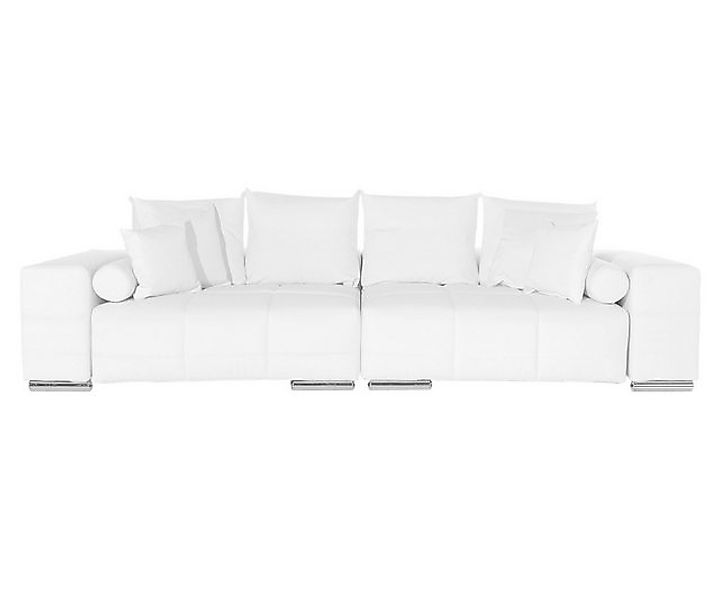 DELIFE Big-Sofa Marbeya, Weiss 290x110 cm mit Schlaffunktion Big-Sofa günstig online kaufen