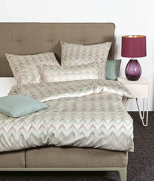 Janine Bettwäsche »Mako-Satin 45092 06«, mit Reissverschluss günstig online kaufen