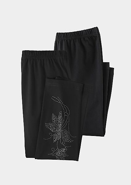 GOLDNER 2-in-1-Hose "Bequeme Baumwoll-Leggings, 2-Stück" günstig online kaufen