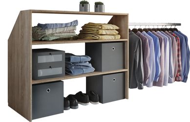 VCM Kleiderschrank Offener Kleiderschrank Dachschrägen Regal günstig online kaufen