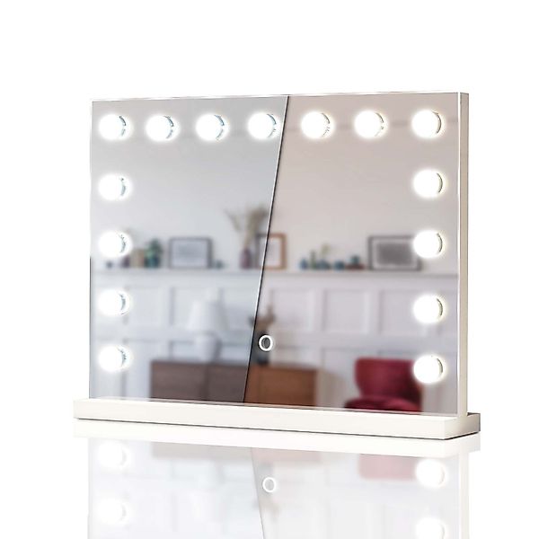 Aquamarin Kosmetikspiegel Hollywood Spiegel - 3 günstig online kaufen