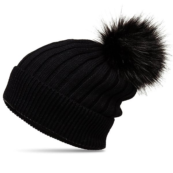 Caspar Bommelmütze MU204 Gefütterte Damen Strick günstig online kaufen