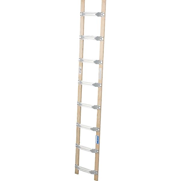 Krause Dachleiter 8 Sprossen 225 cm x 40 cm x 7 cm Alu-Holz günstig online kaufen