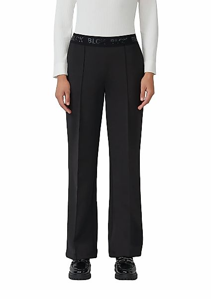 s.Oliver BLACK LABEL Stoffhose, mit elastischem Bund günstig online kaufen